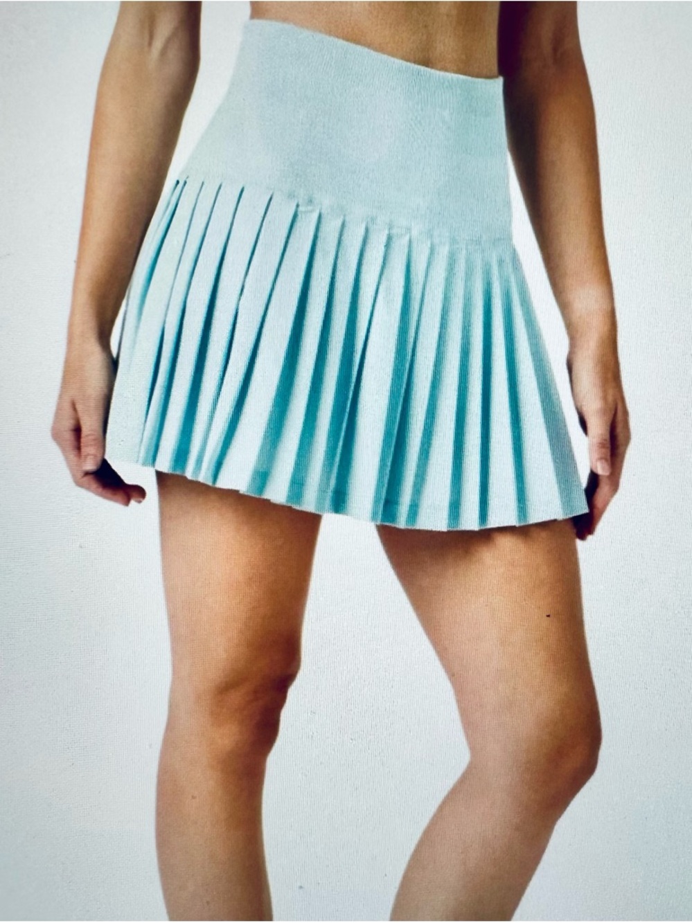 Wilson Midtown Tennis Skirt - Fog Blue